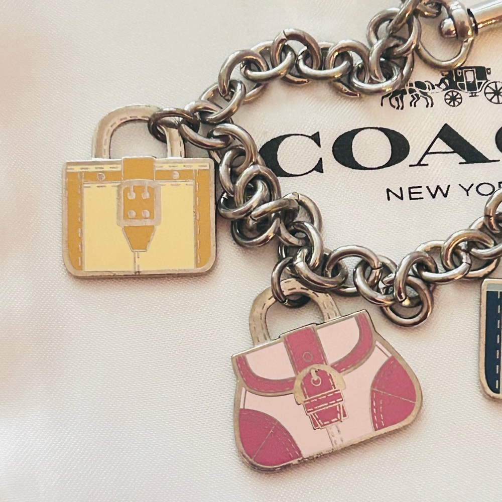 Coach Purse Charm Bracelet - Picture 5 of 9
